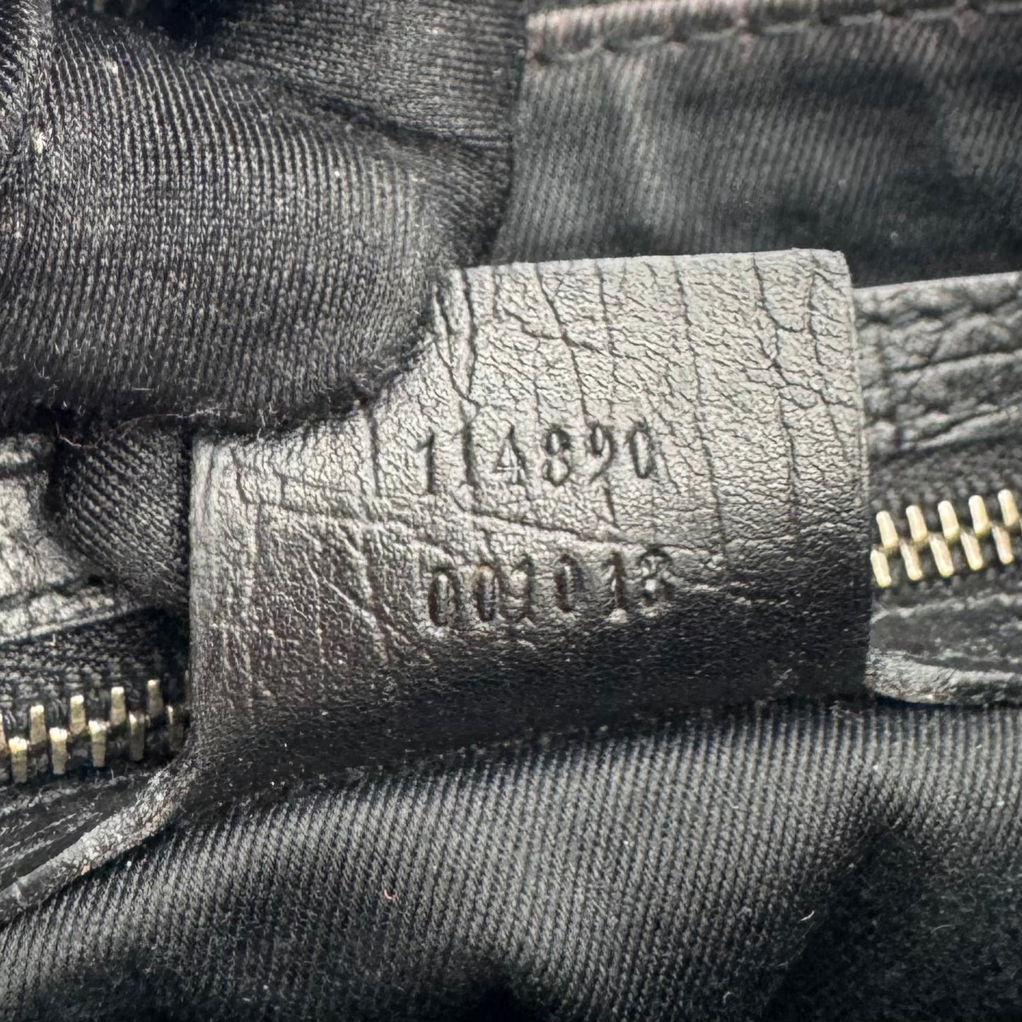 Gucci Black Monogram Canvas and Leather Horsebit Hobo Shoulder Bag