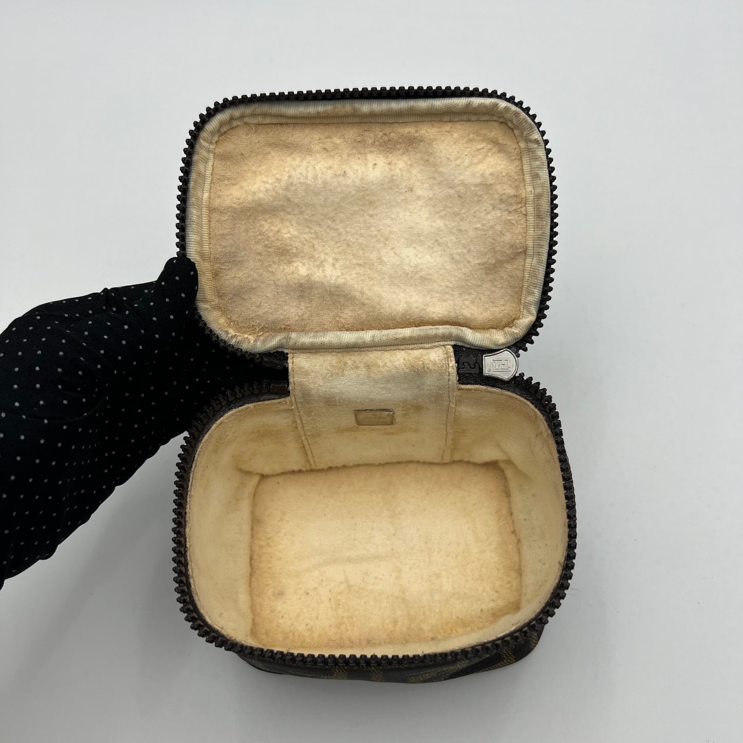 Fendi Tobacco Zucca Mini Vanity