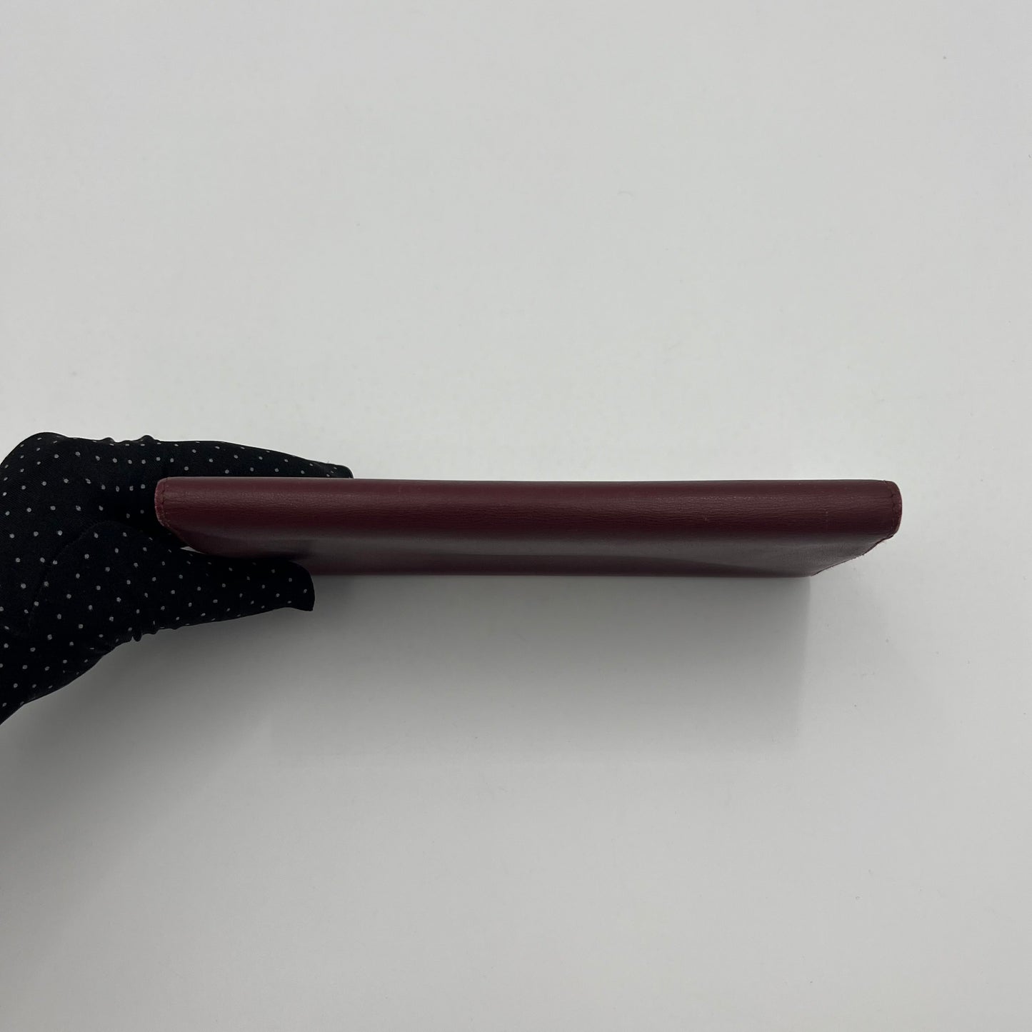 Cartier Paris Burgundy Flap Clutch