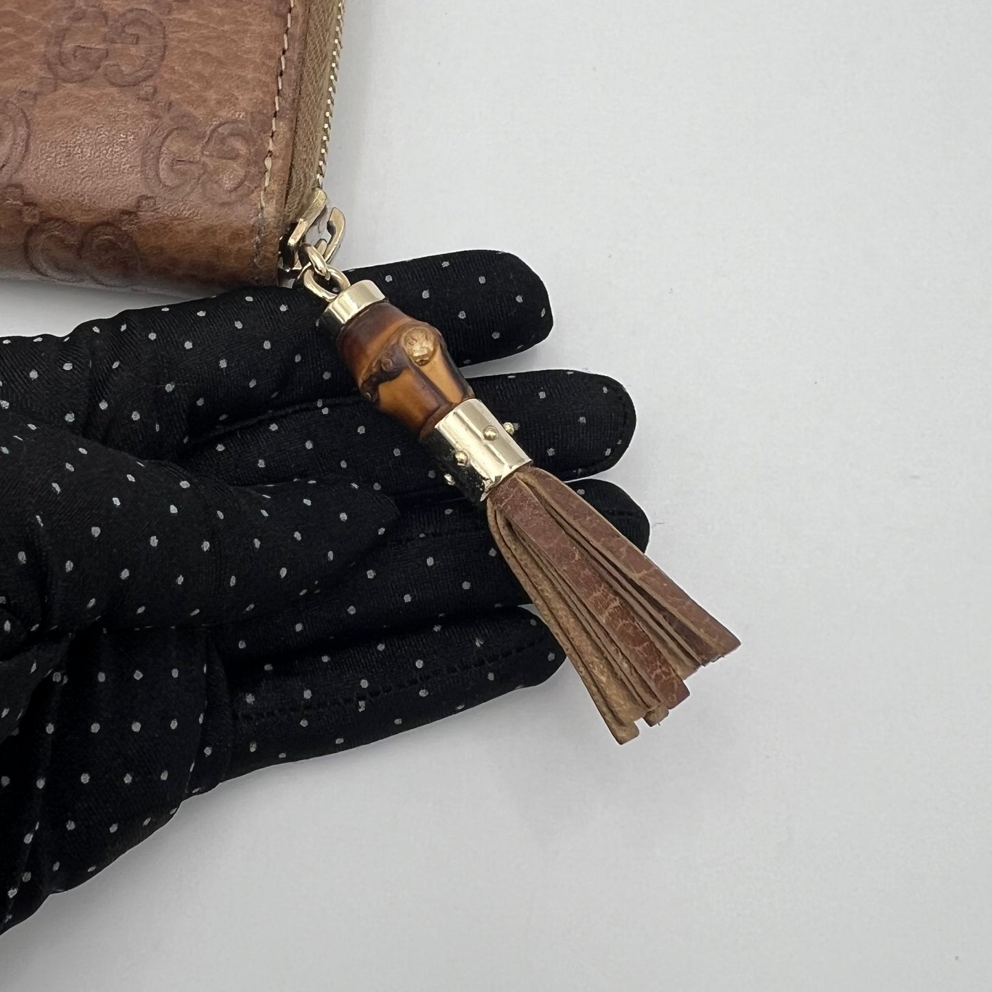 Gucci Brown Guccissima Leather Zippy Long Wallet