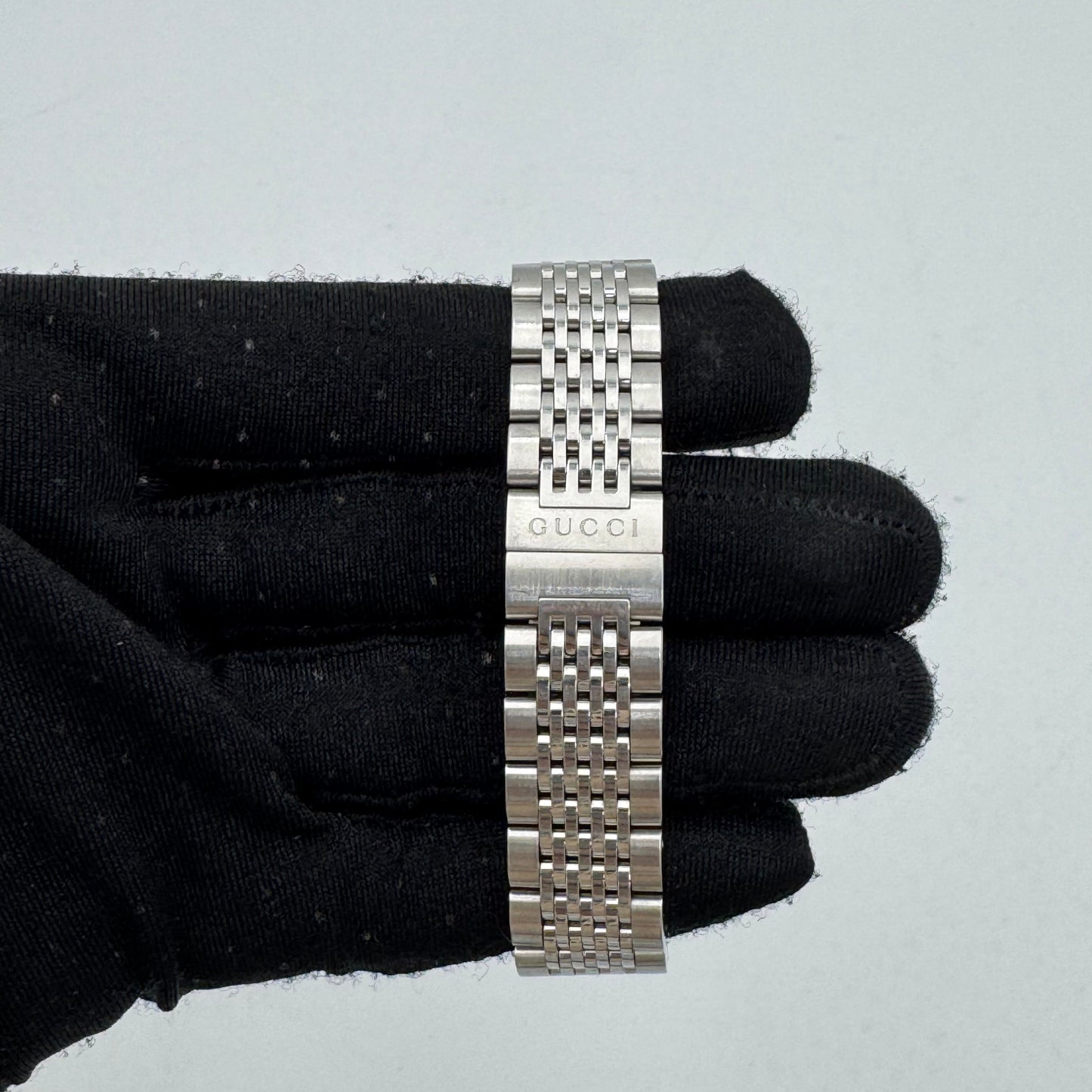 Gucci 126.5 G-Timeless Black Dial Stainless Steel Wristlet Watch