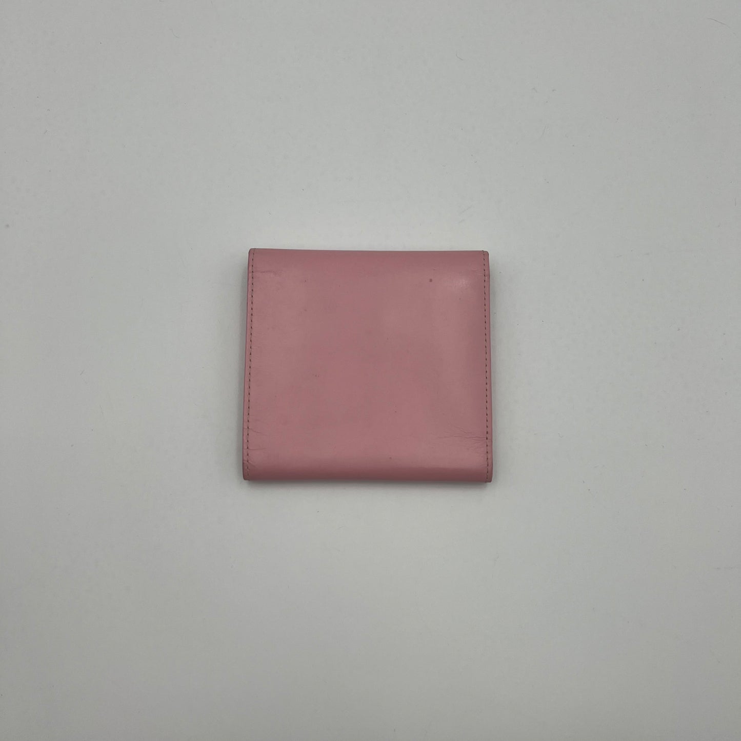 Courreges Pink Trifold Short Wallet