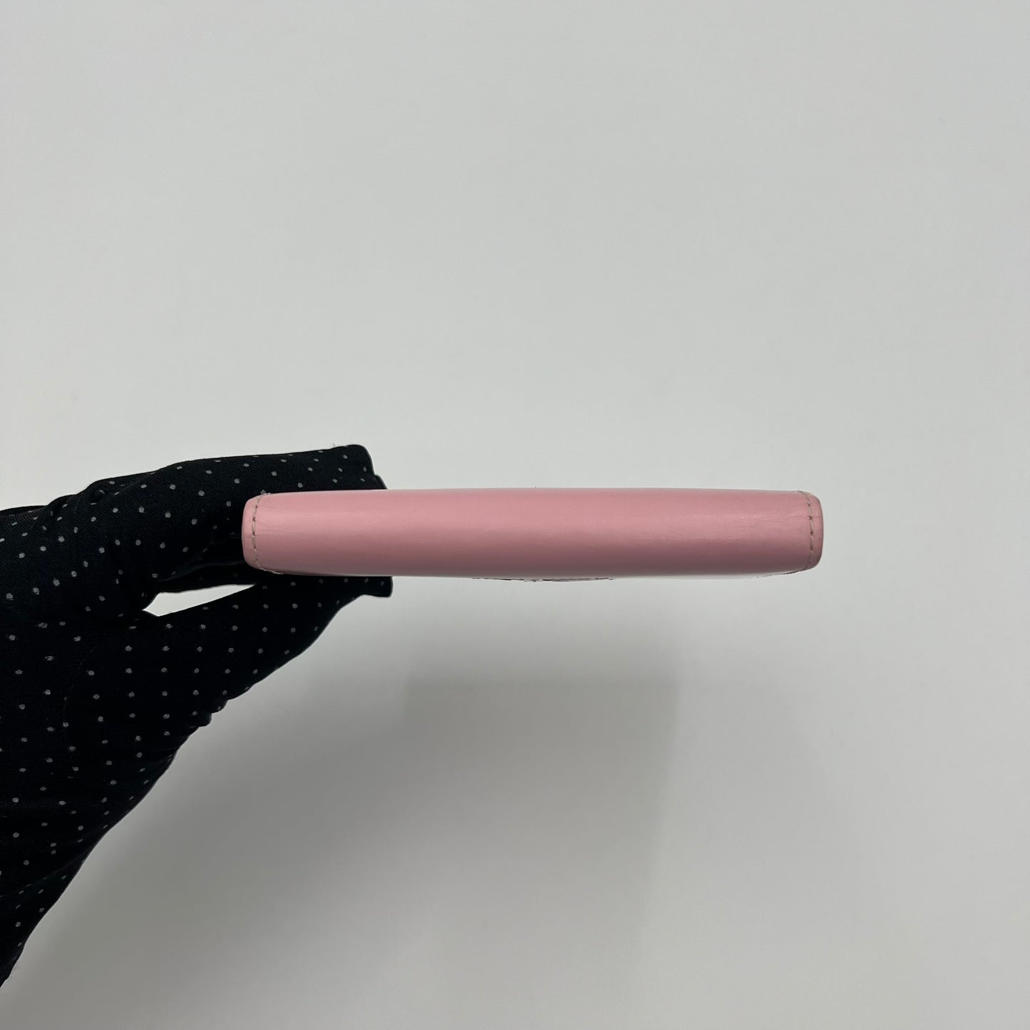 Courreges Pink Trifold Short Wallet