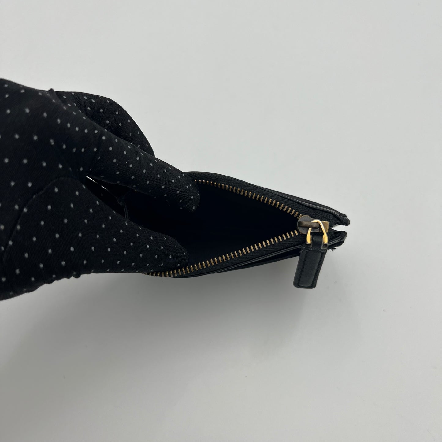 Gucci Black Marmont Zip Card Wallet