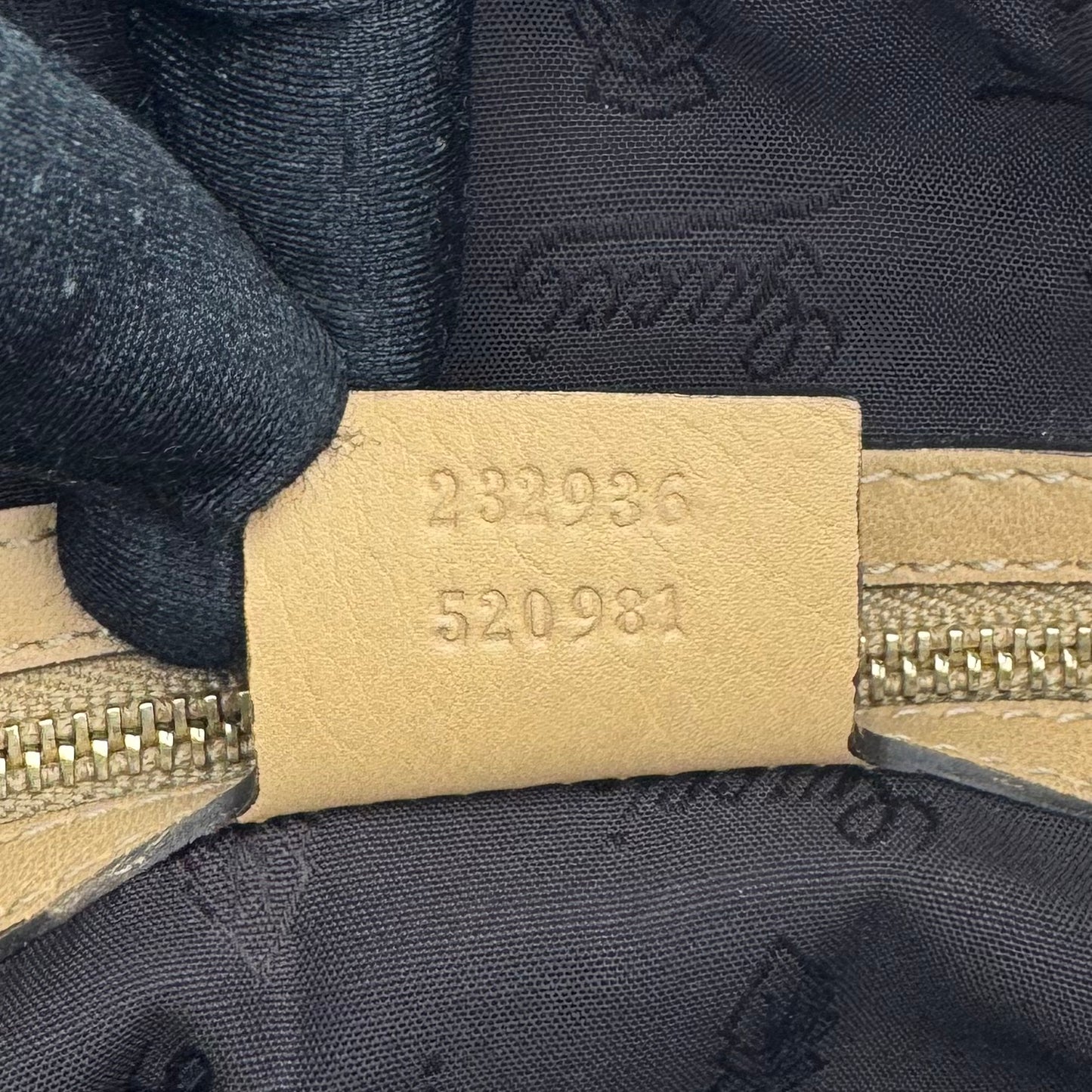 Gucci Beige Guccissima Leather Horsebit Tassel Tote Shoulder Bag