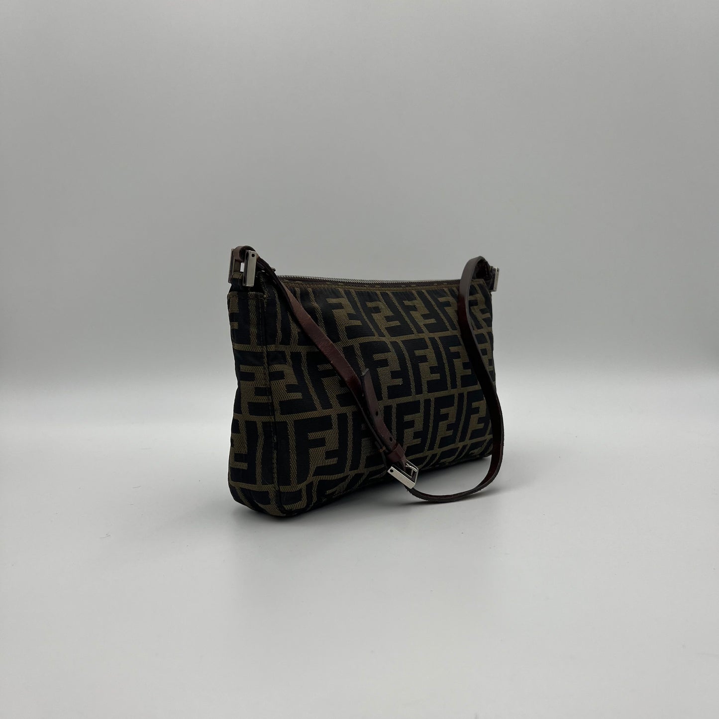 Fendi Tobacco Zucca Pochette