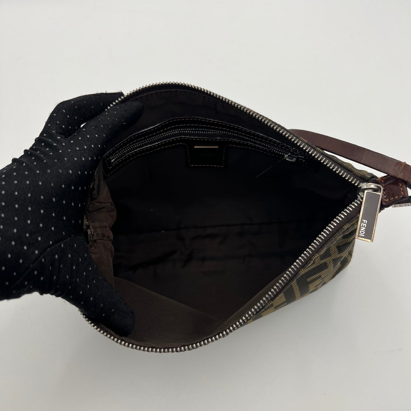 Fendi Tobacco Zucca Pochette