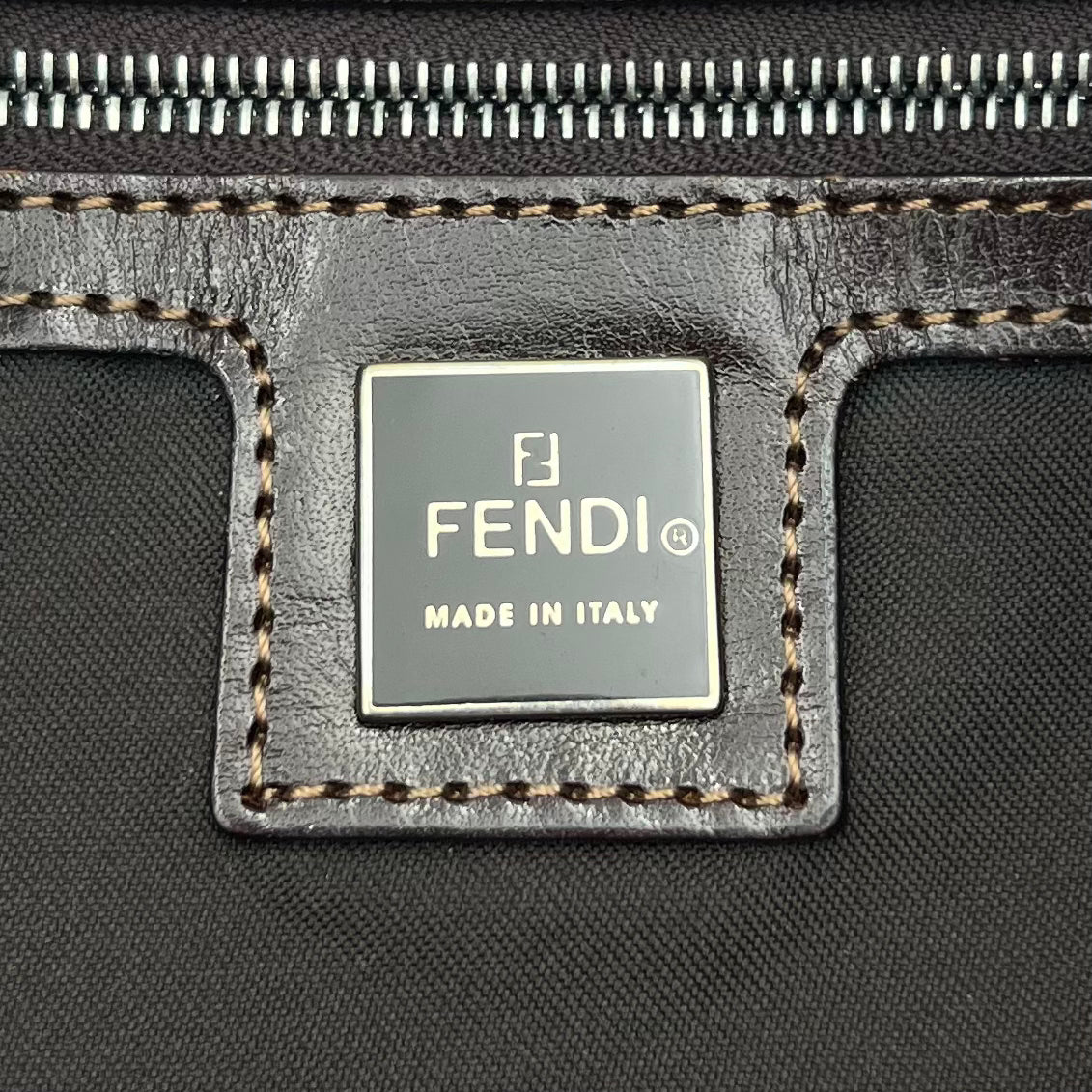 Fendi Tobacco Zucca Pochette