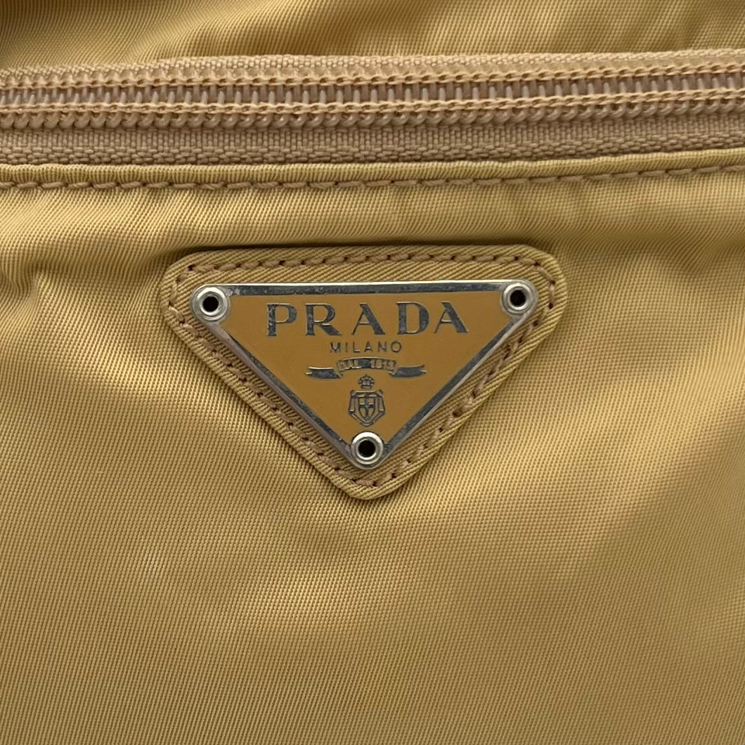 Prada Yellow Nylon Mini Slim Crossbody