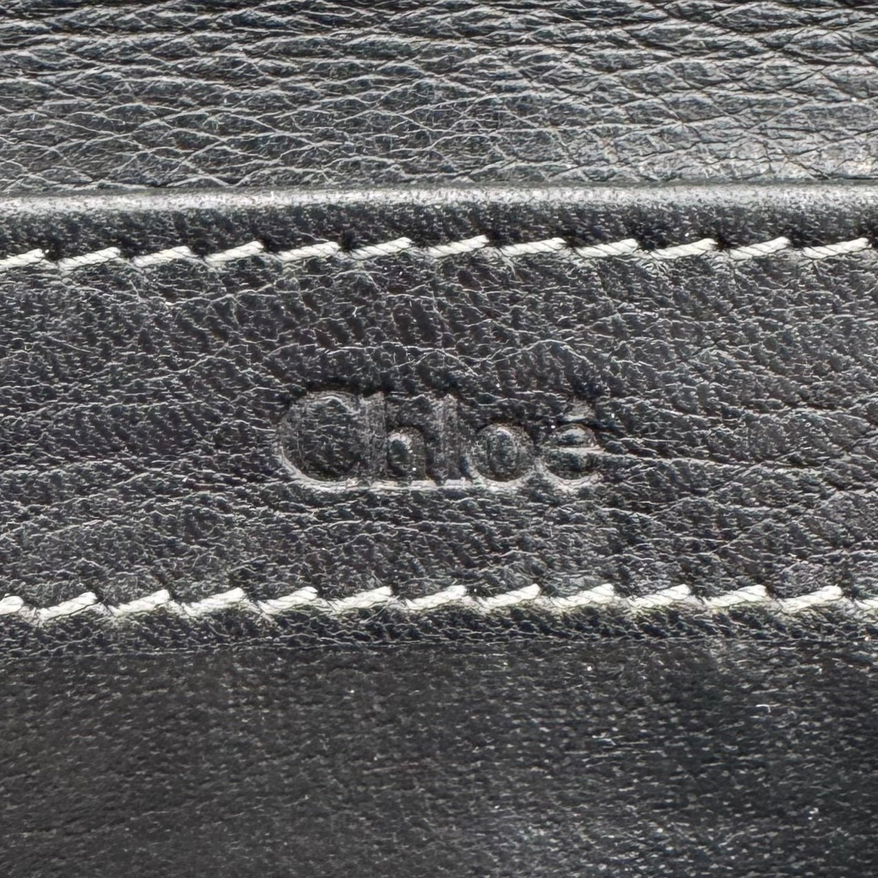 Chloe Black Leather Paddington Long Bifold Wallet GHW