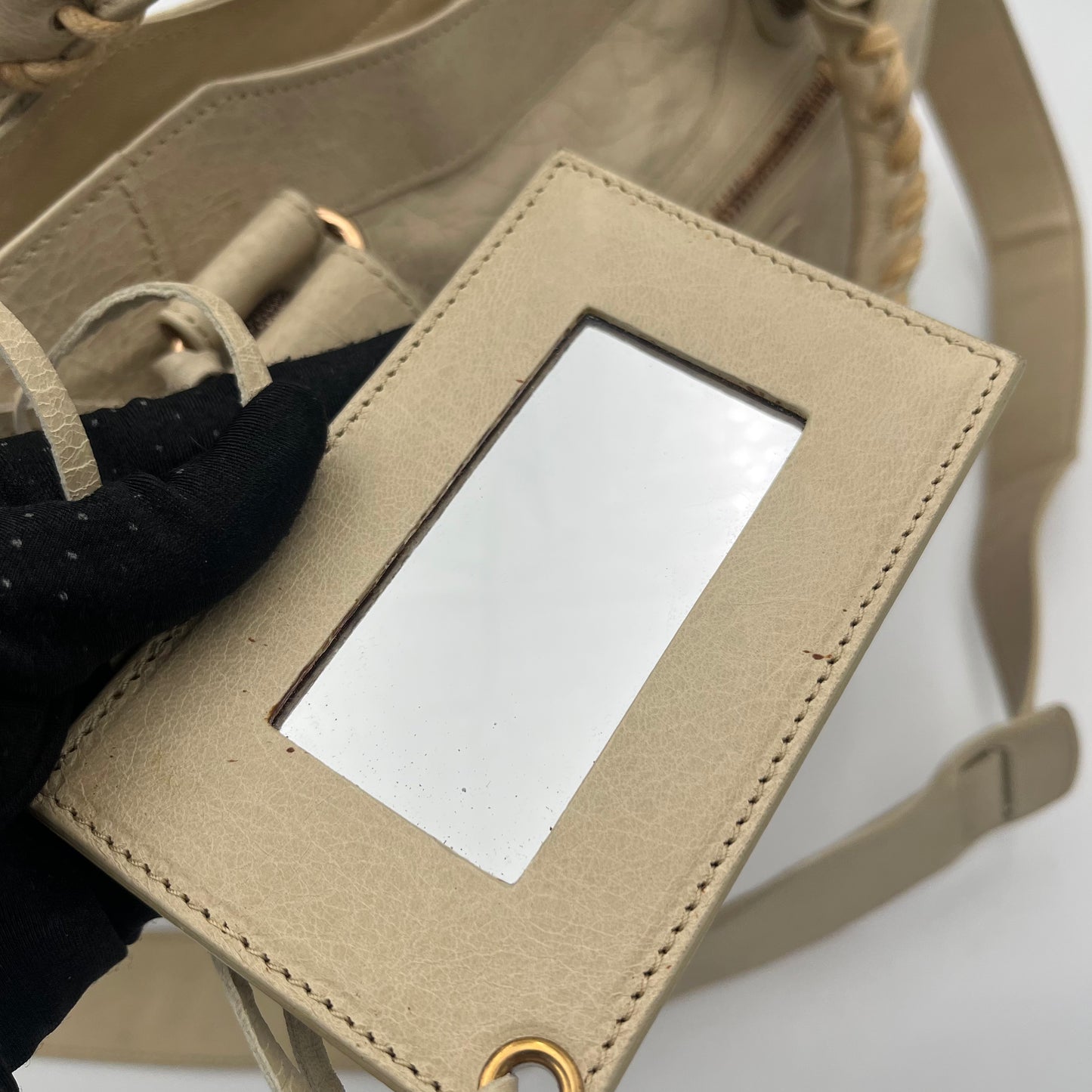 Balenciaga Beige Leather Giant 21 Midday RGH