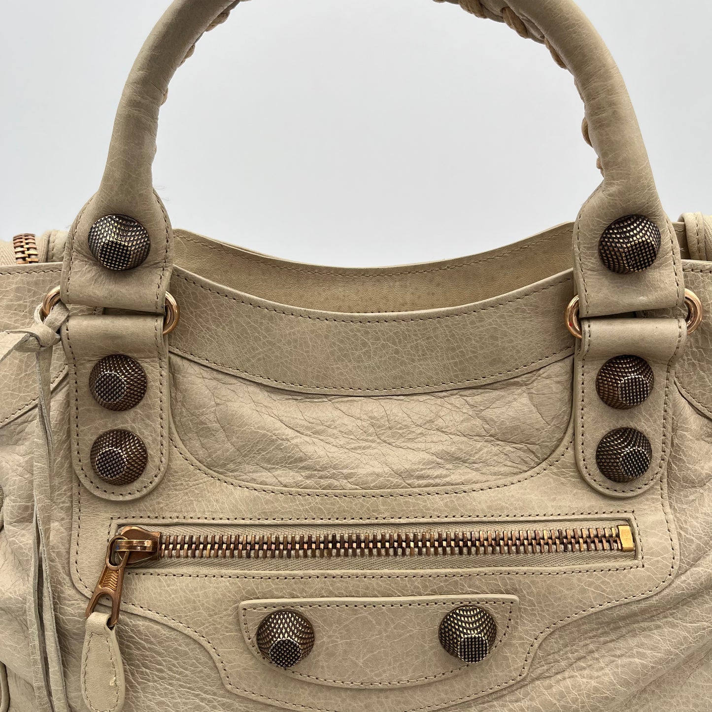 Balenciaga Beige Leather Giant 21 Midday RGH