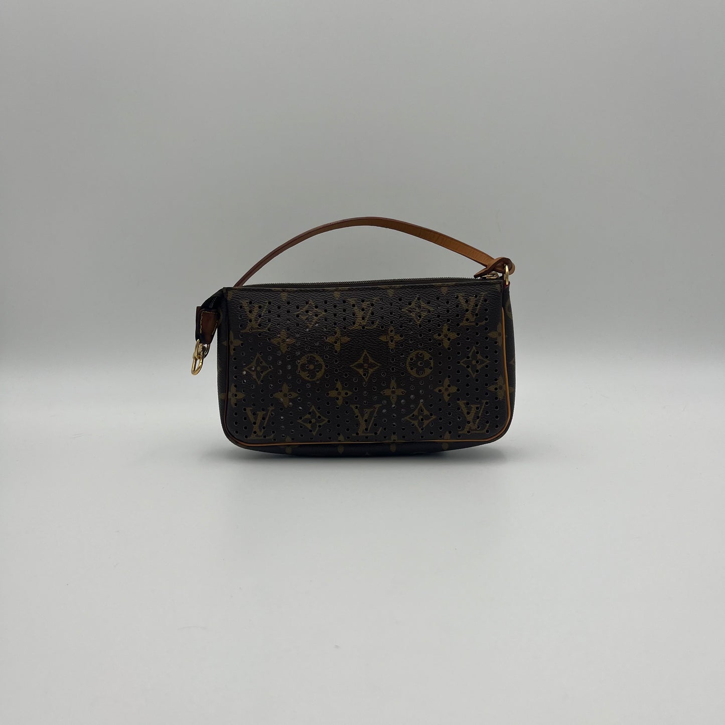 LV Pink Monogram Perforated Pochette