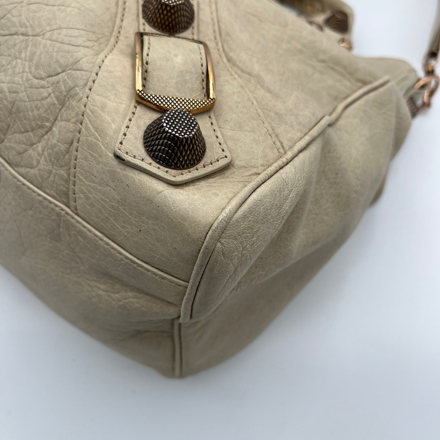 Balenciaga Beige Leather Giant 21 Midday RGH