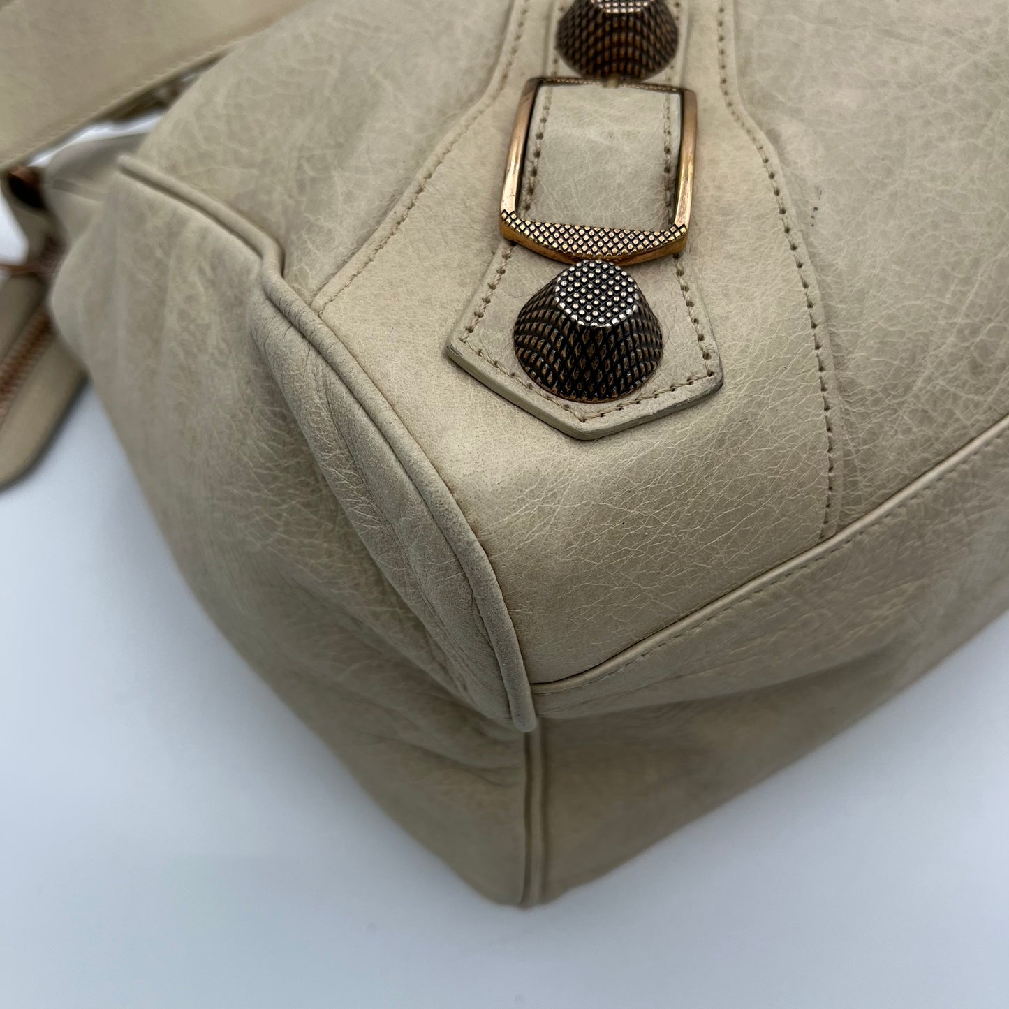 Balenciaga Beige Leather Giant 21 Midday RGH
