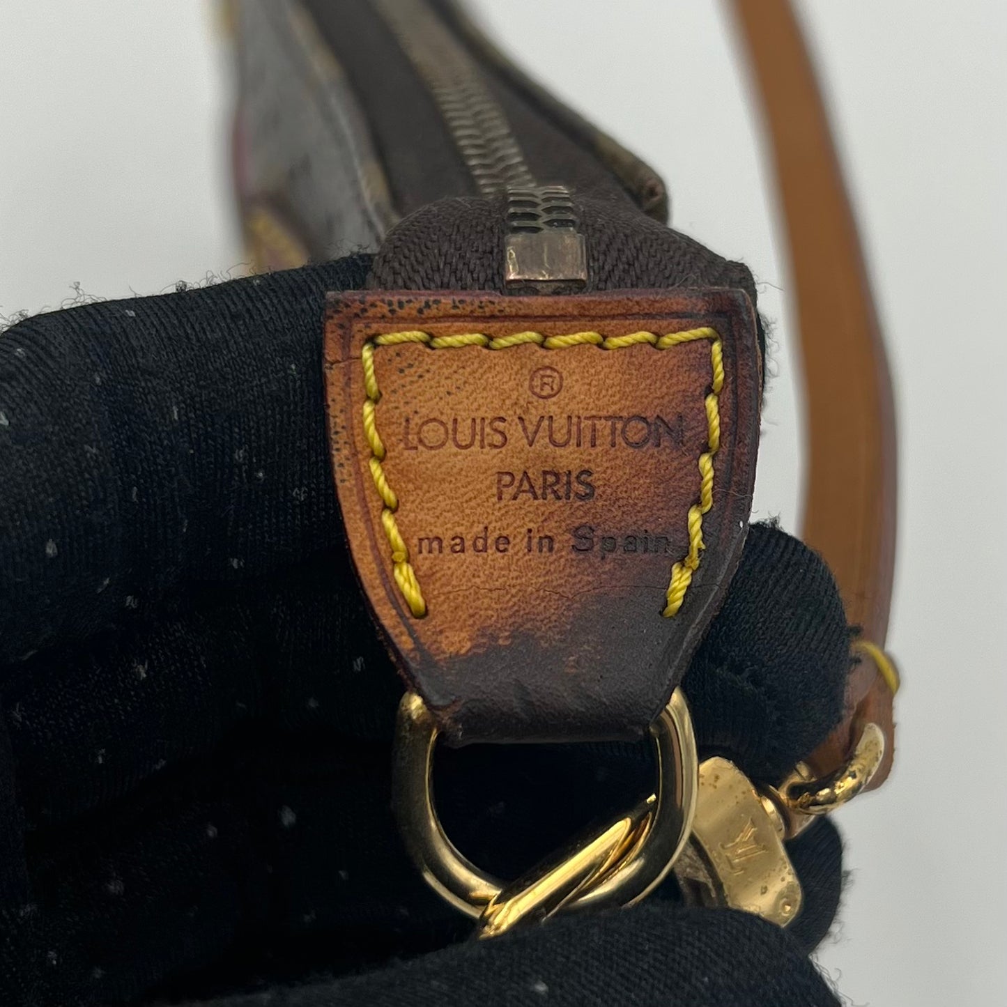 LV Pink Monogram Perforated Pochette