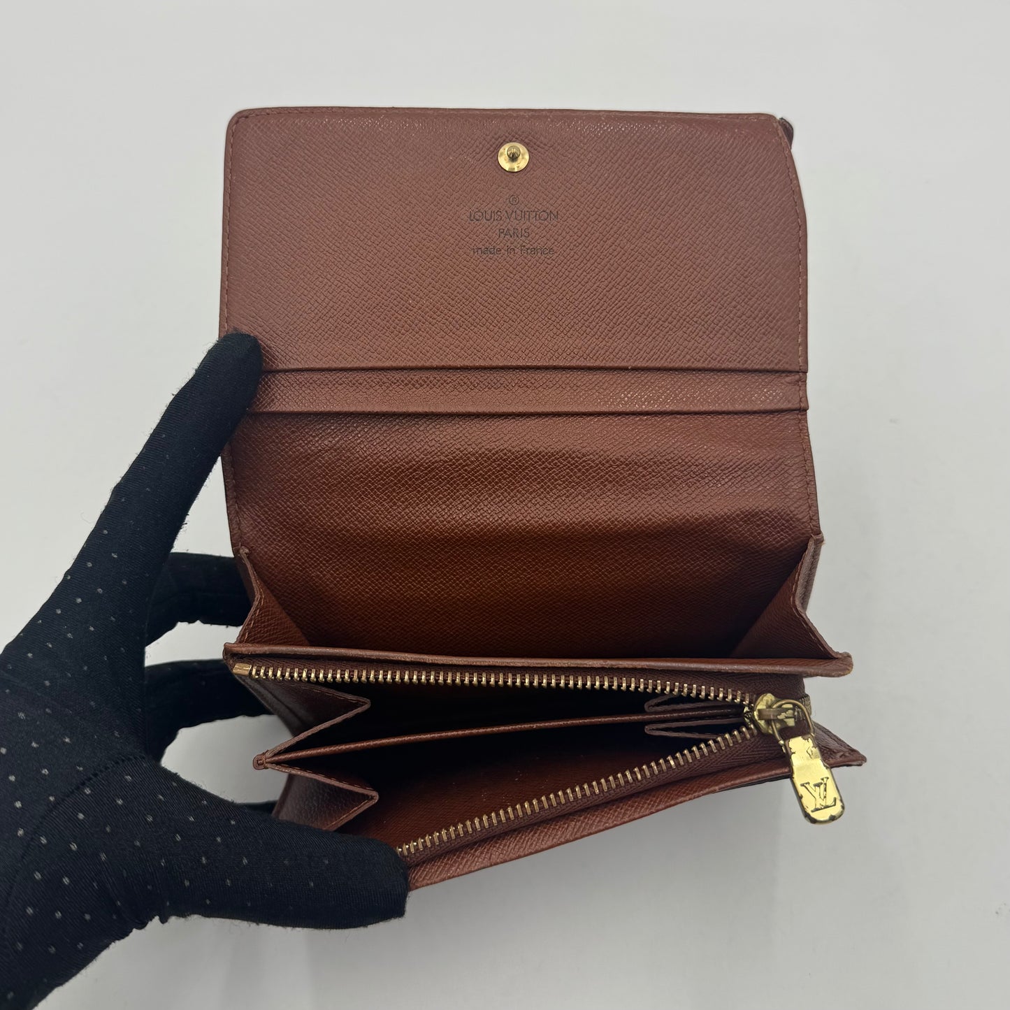 LV Monogram Porte-Monnaie Tresor Bifold Wallet