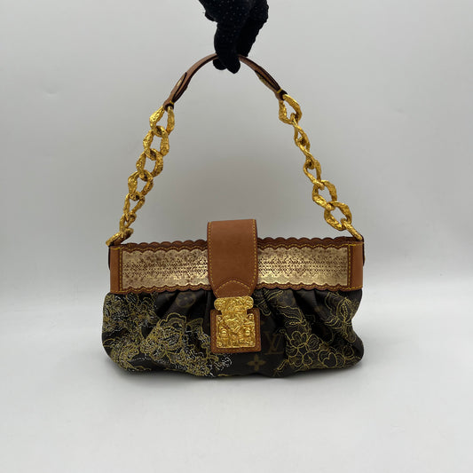 LV Limited Edition Dentelle Monogram Kirsten Shoulder Bag