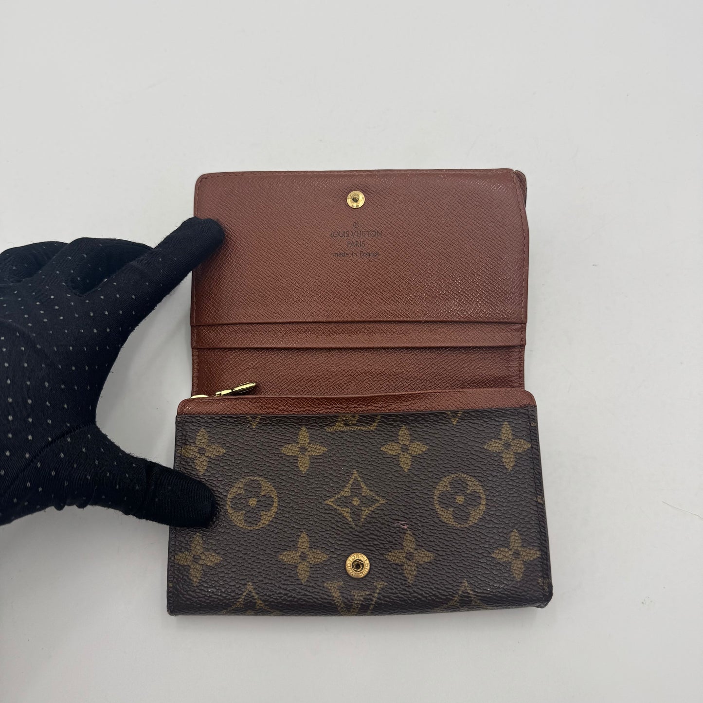 LV Monogram Porte-Monnaie Tresor Bifold Wallet