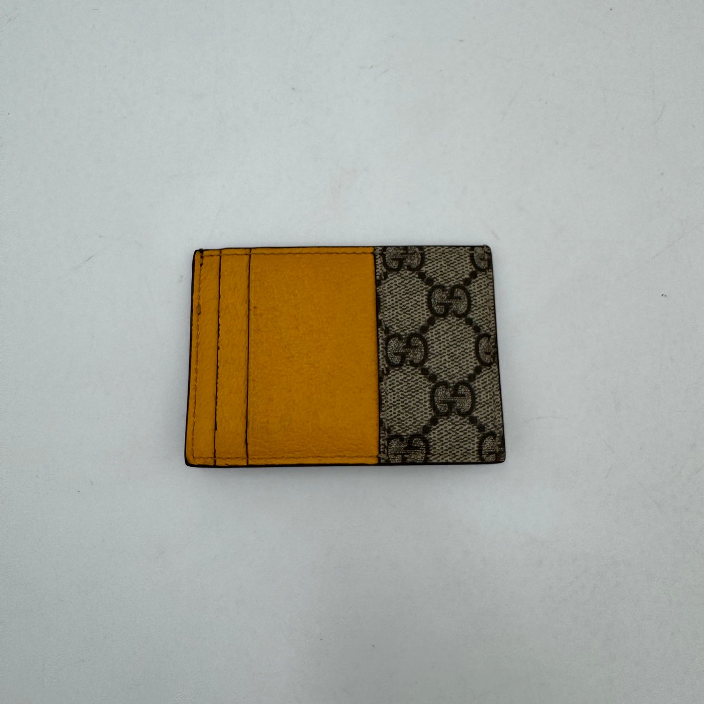 Gucci Neo Vintage GG Supreme Tiger Head Card Holder