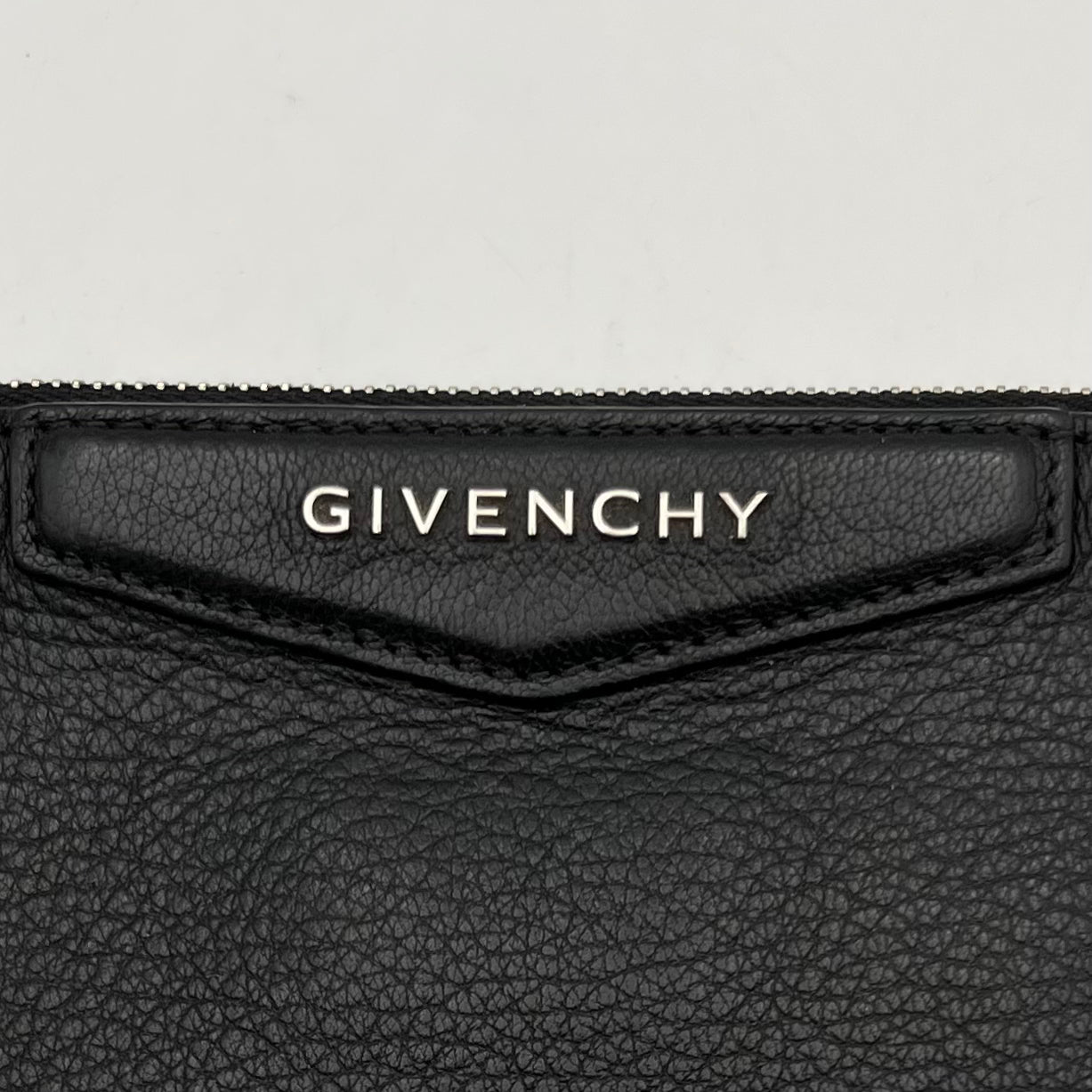 Givenchy Black Antigona Leather Pouch