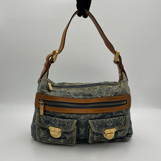 LV Monogram Denim Baggy PM