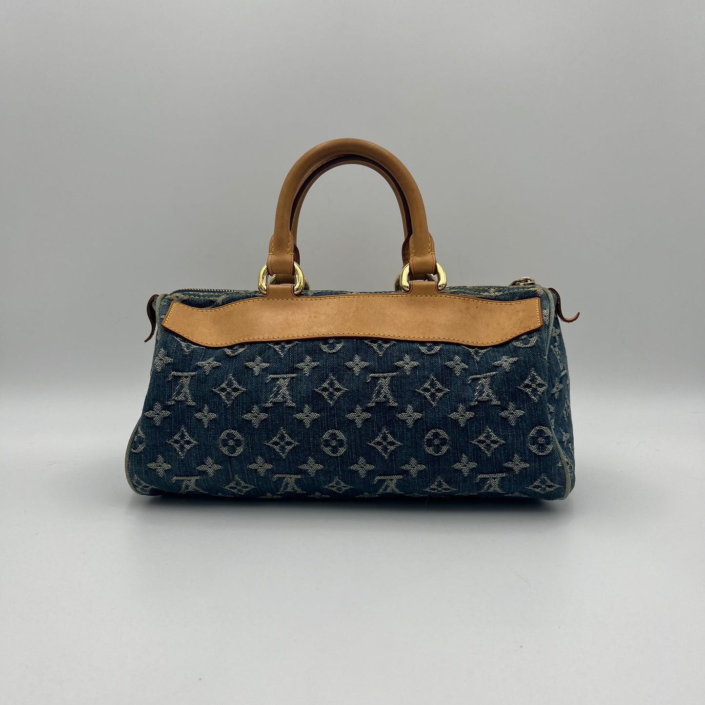 LV Blue Monogram Denim Neo Speedy