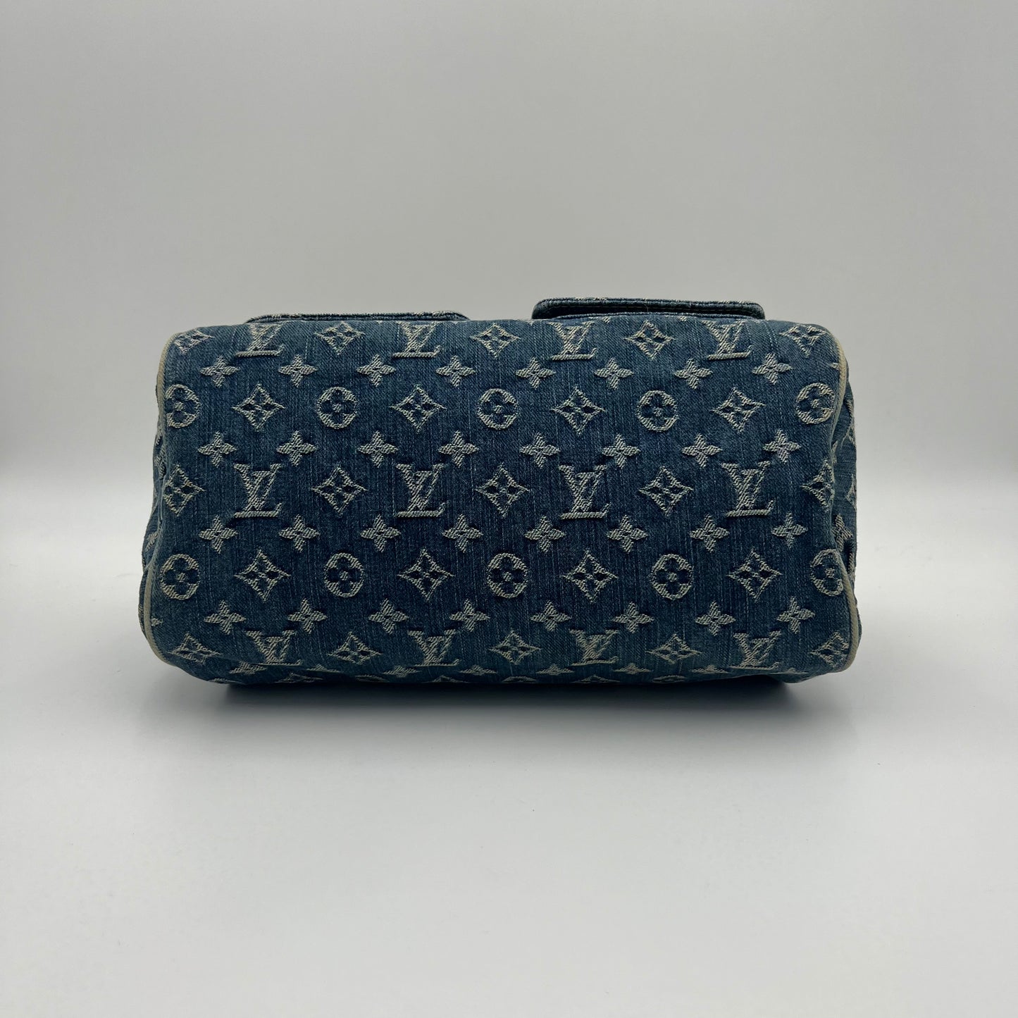 LV Blue Monogram Denim Neo Speedy