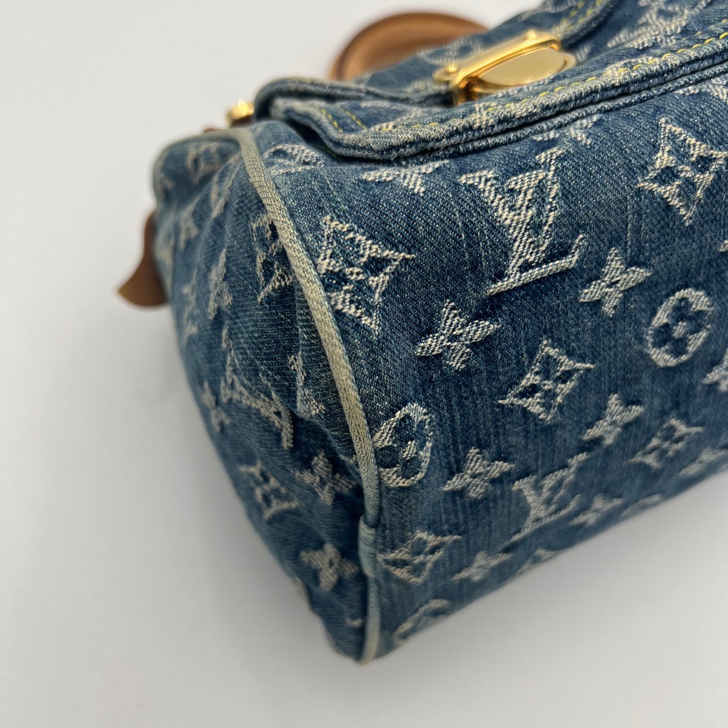 LV Blue Monogram Denim Neo Speedy