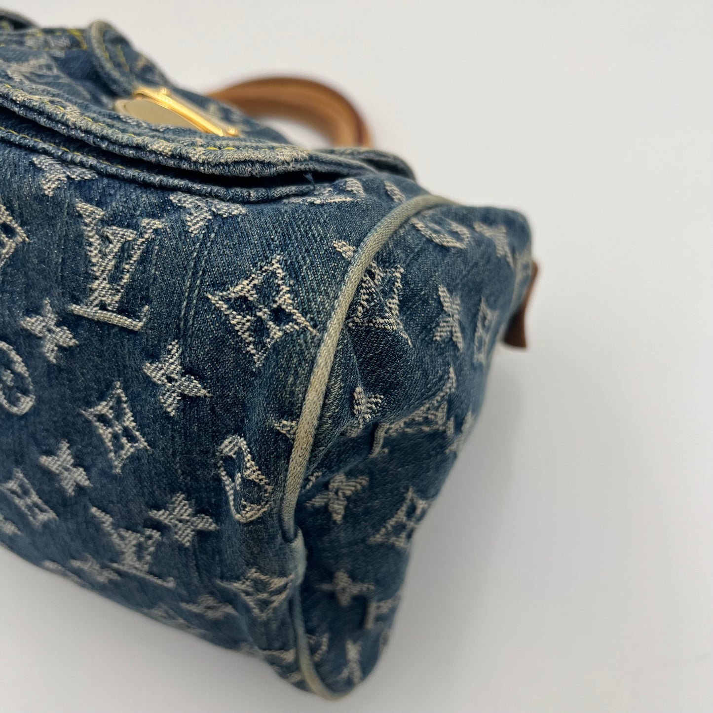 LV Blue Monogram Denim Neo Speedy