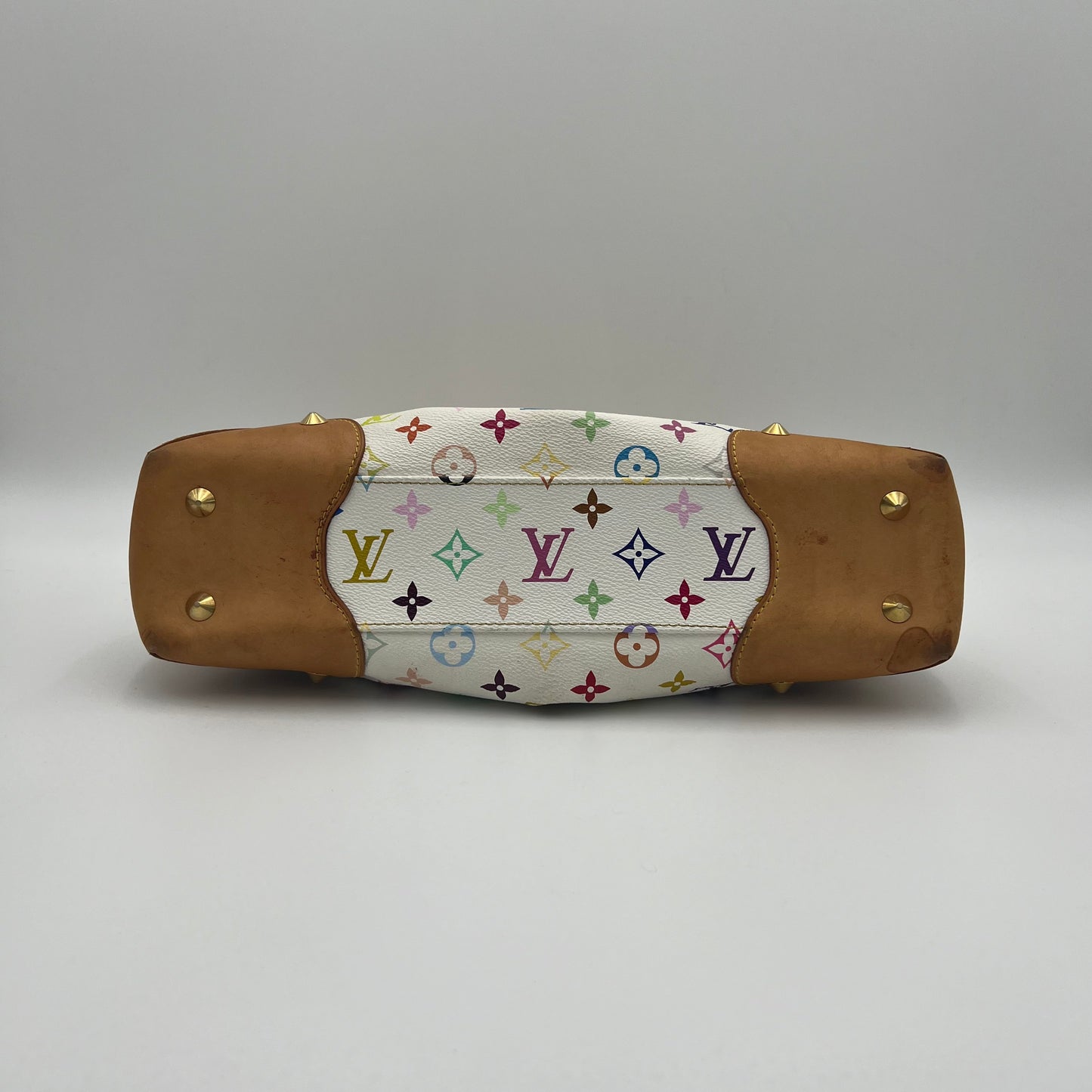 LV White Multicolor Judy PM