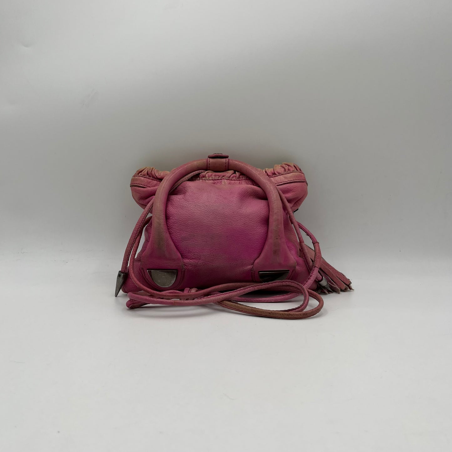 Diesel Vintage Pink Leather Mini Two-Way Bag