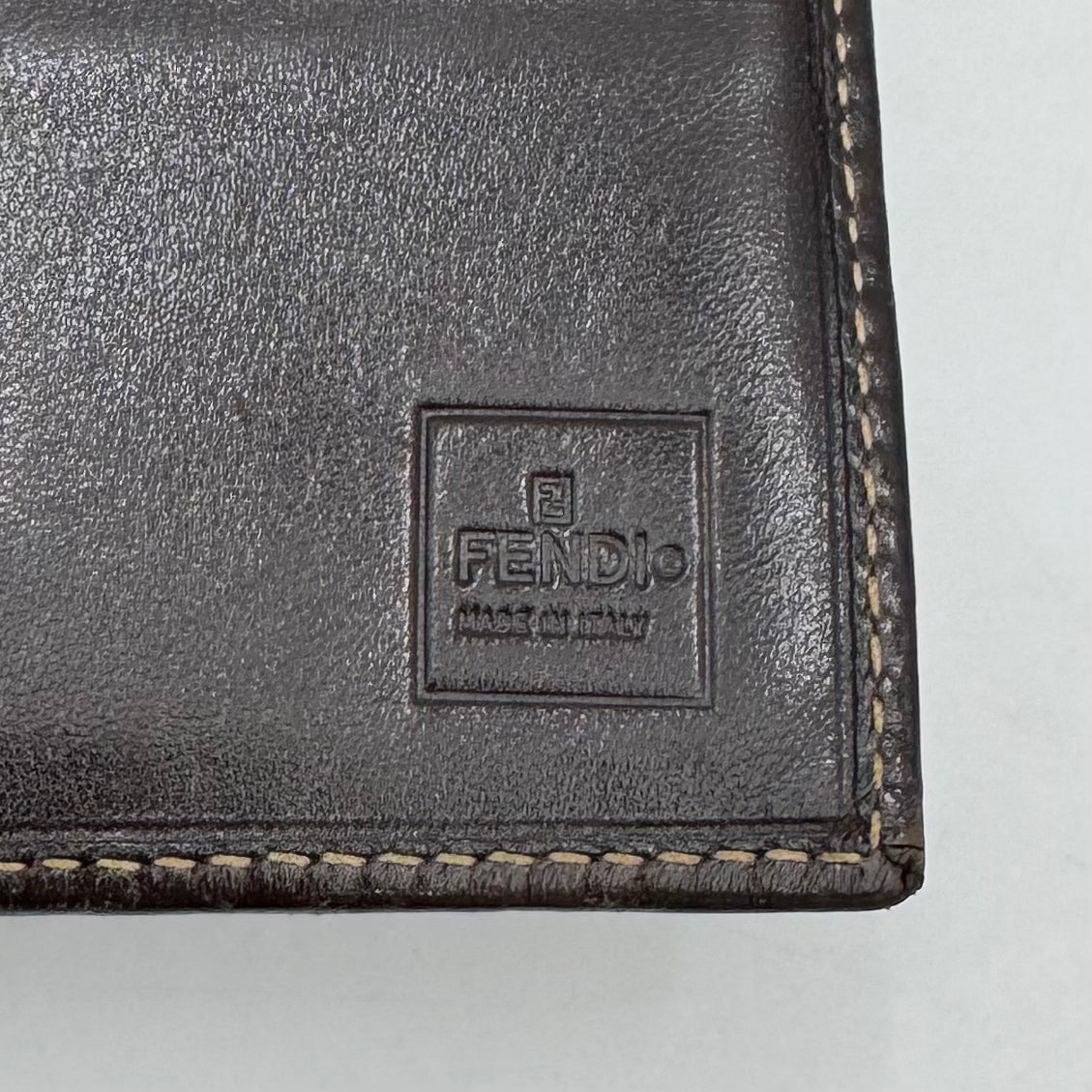 Fendi Tobacco Zucca Bifold Long Wallet