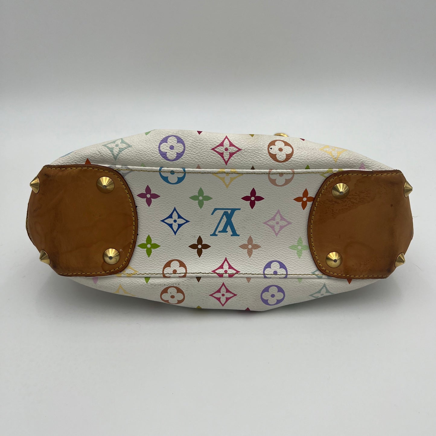 LV White Multicolor Judy PM