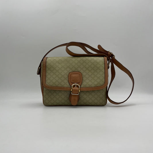 Celine Paris Macadam PVC Medium Flap Crossbody