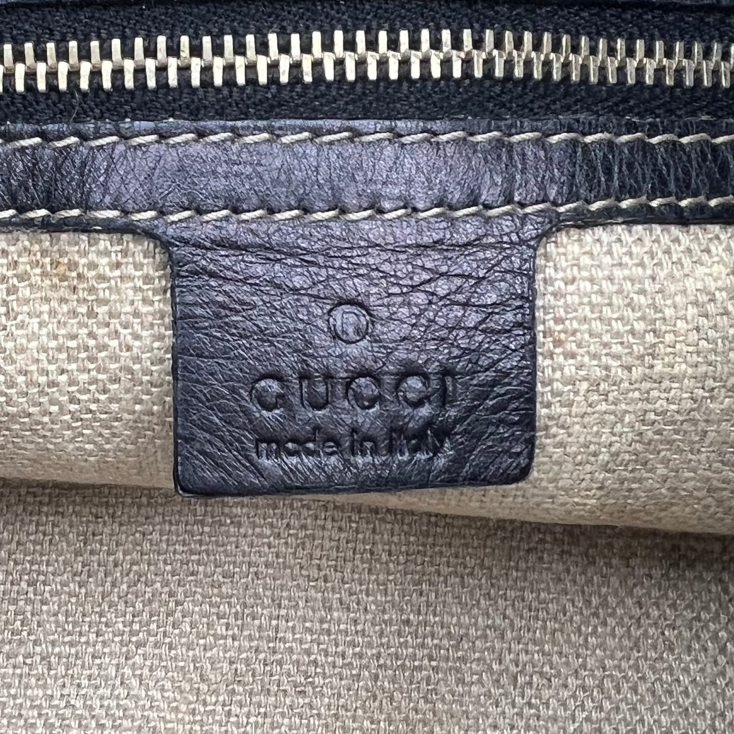Gucci Black Flora Jackie O Bouvioer Hobo Bag