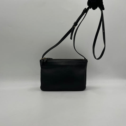 Celine Paris Black Leather Trio Crossbody
