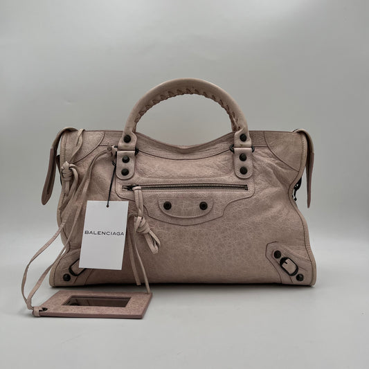 Balenciaga Powder Pink Le City Handbag