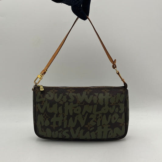 LV Stephen Sprouse Green Graffiti Pochette