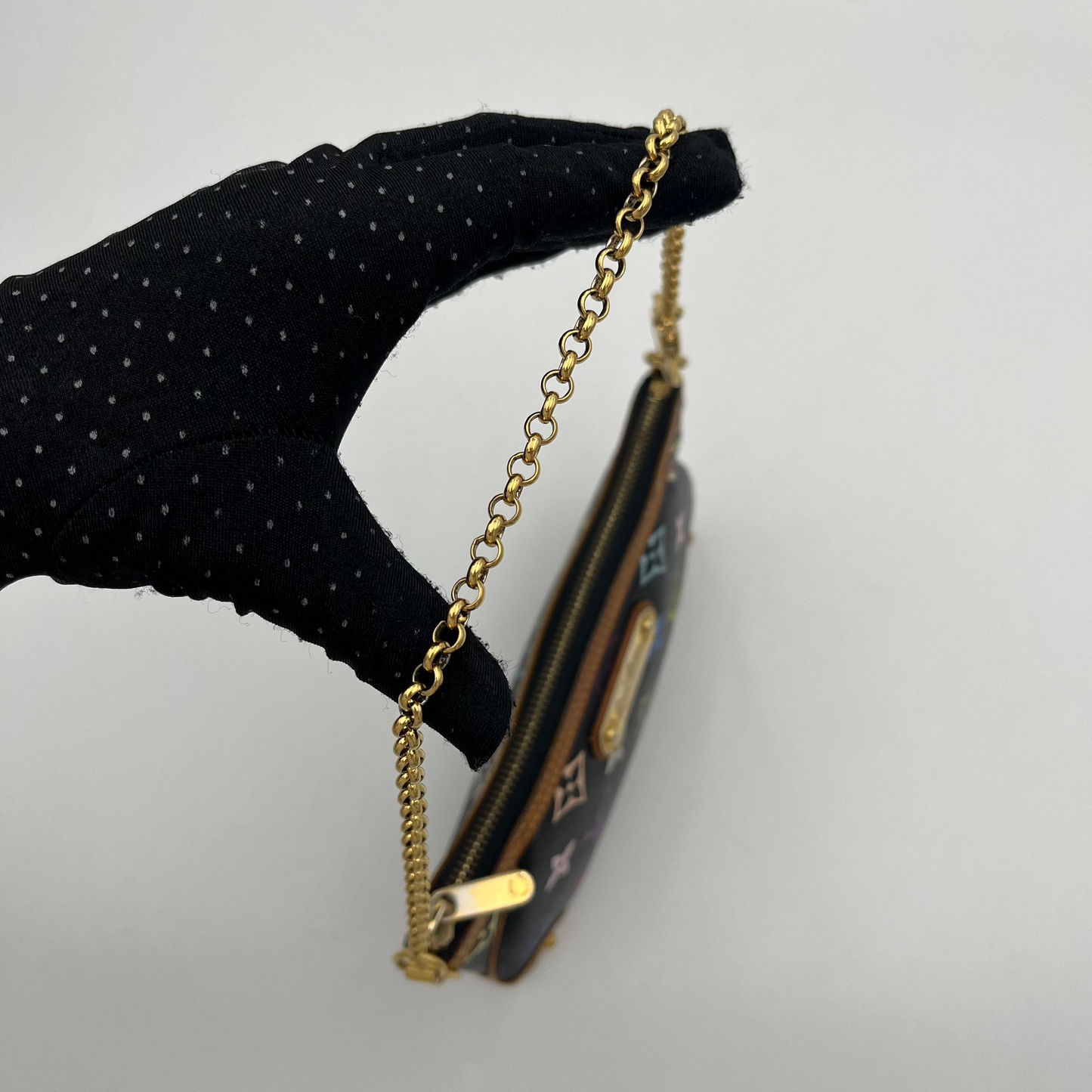 LV Black Multicolor Milla Pochette
