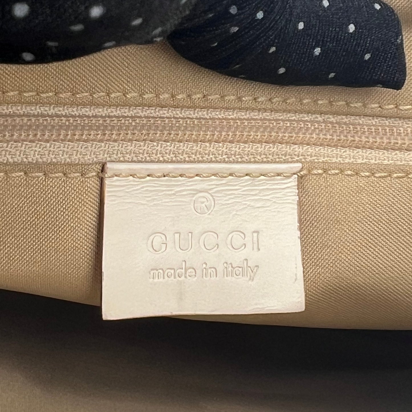 Gucci Dark Gray Monogram Canvas Jackie Hobo Shoulder Bag