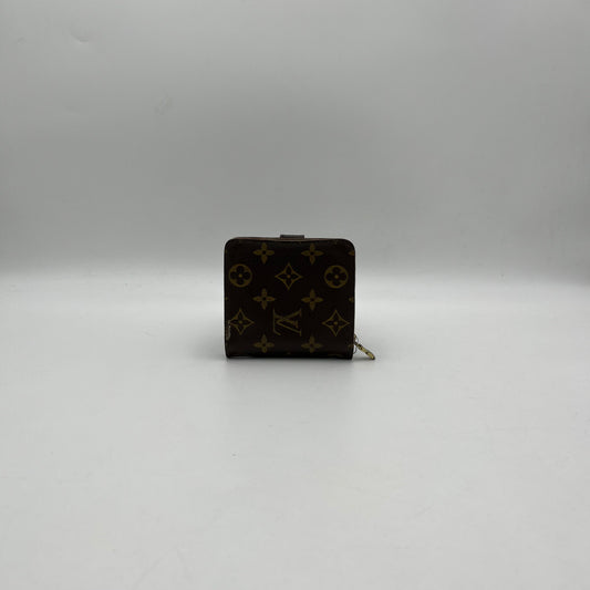 LV Monogram Short Compact Wallet