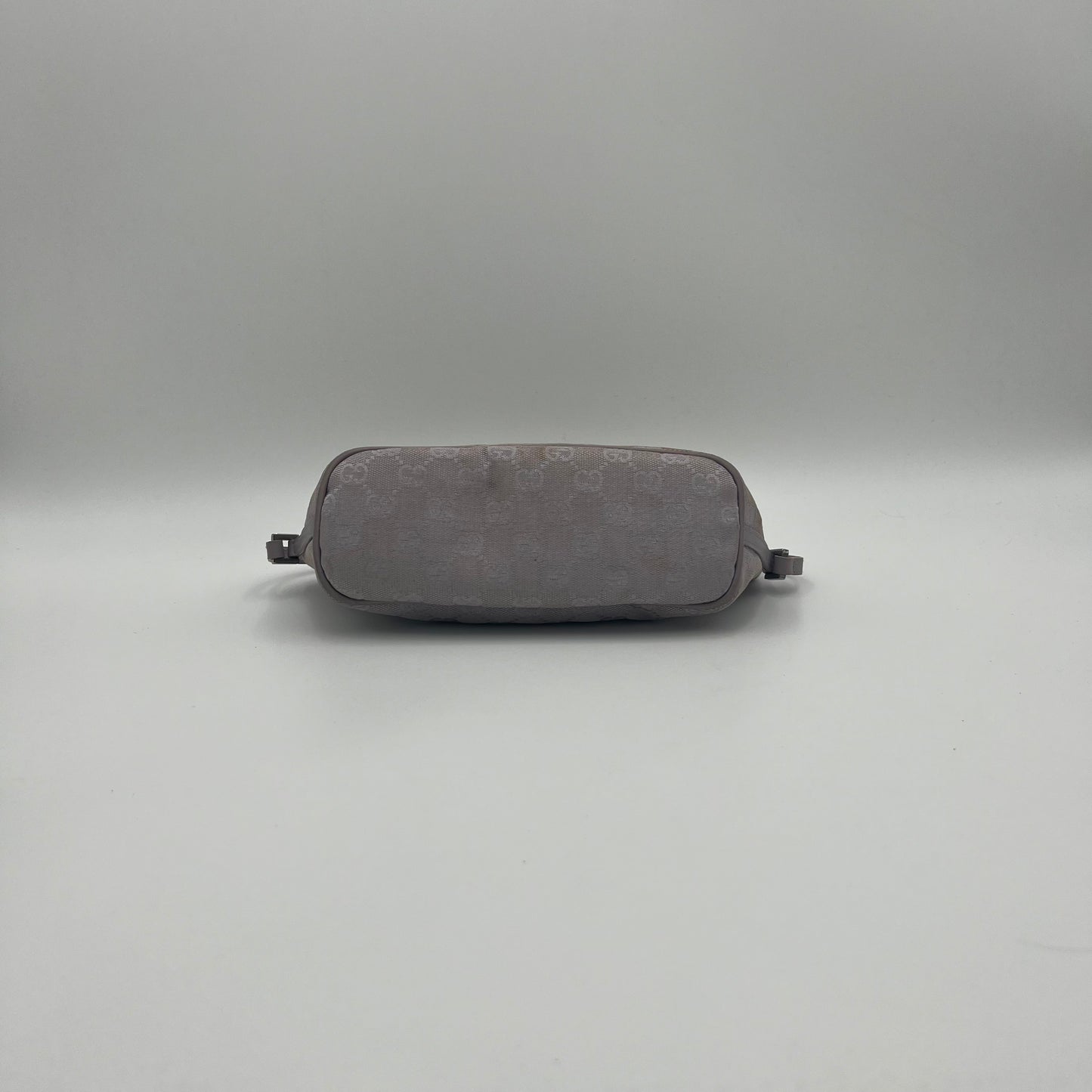 Gucci Lavender Monogram Canvas and Leather Boat Pochette
