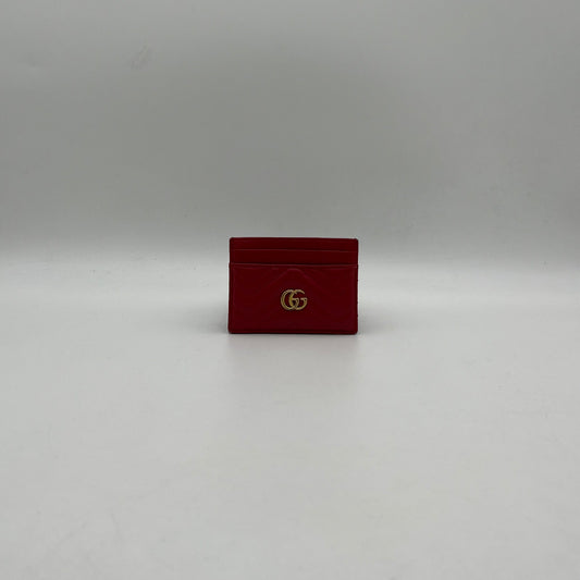 Gucci Red Marmont Cardcase