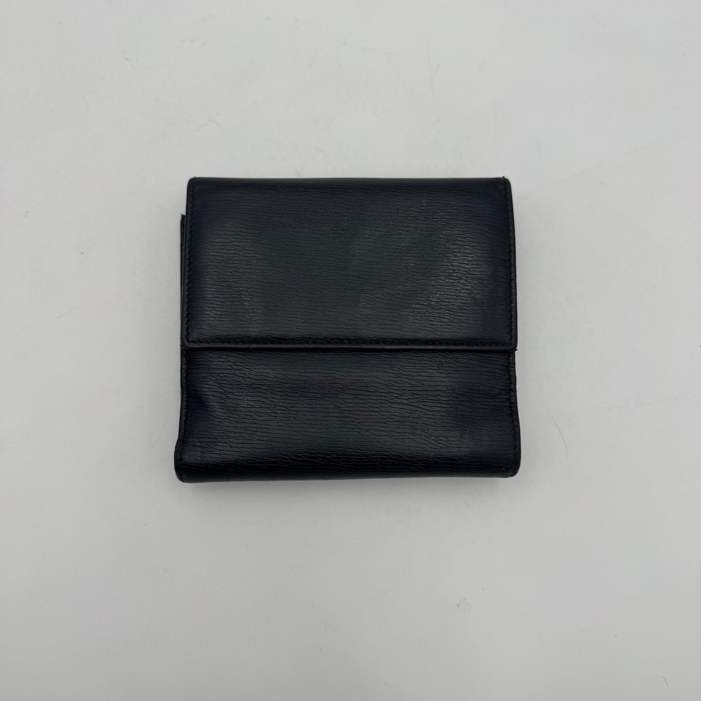 Gucci Black Leather Horsebit Jackie Bifold Short Wallet