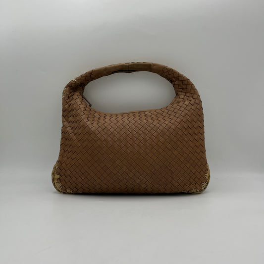 Bottega Veneta Rare Brown Intrecciato Hobo Bag