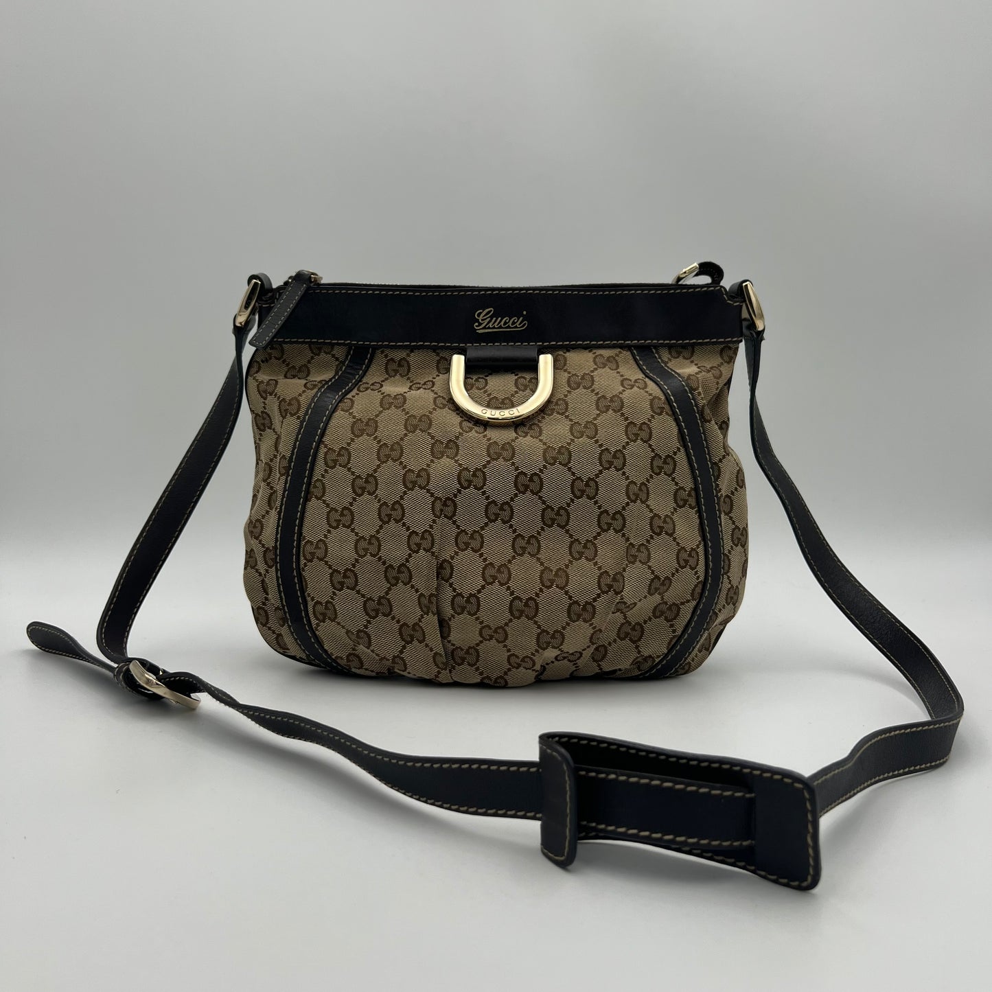 Gucci Monogram Canvas Abbey D-Ring Crossbody