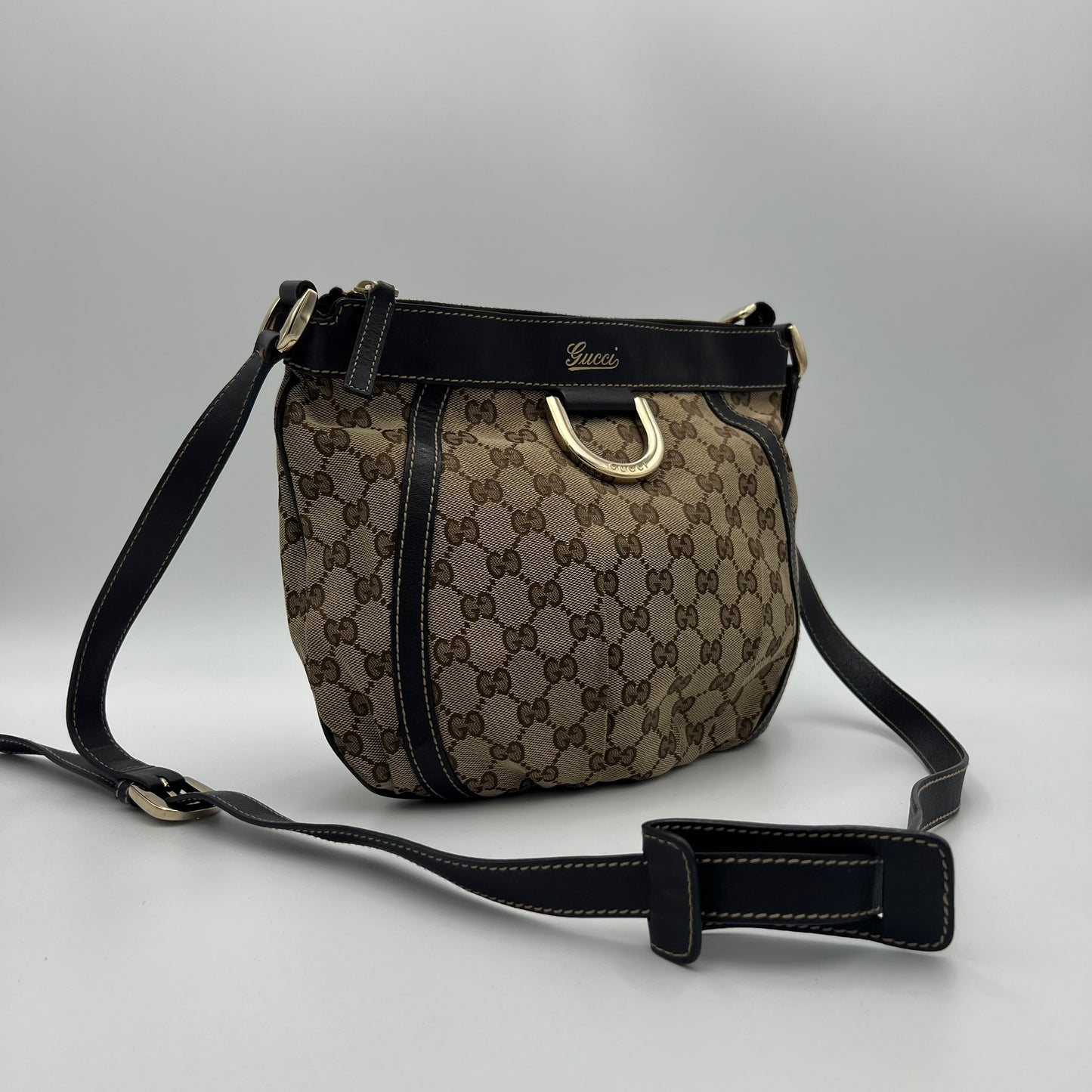 Gucci Monogram Canvas Abbey D-Ring Crossbody
