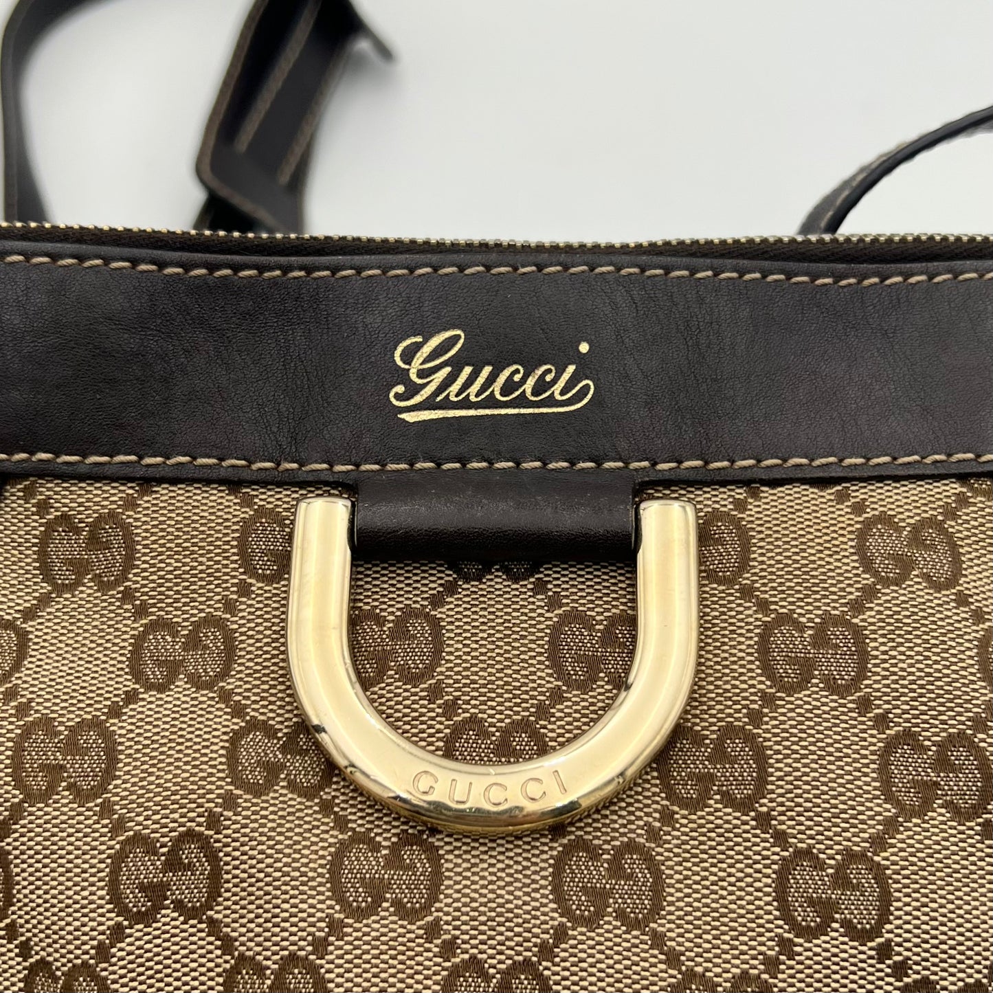 Gucci Monogram Canvas Abbey D-Ring Crossbody