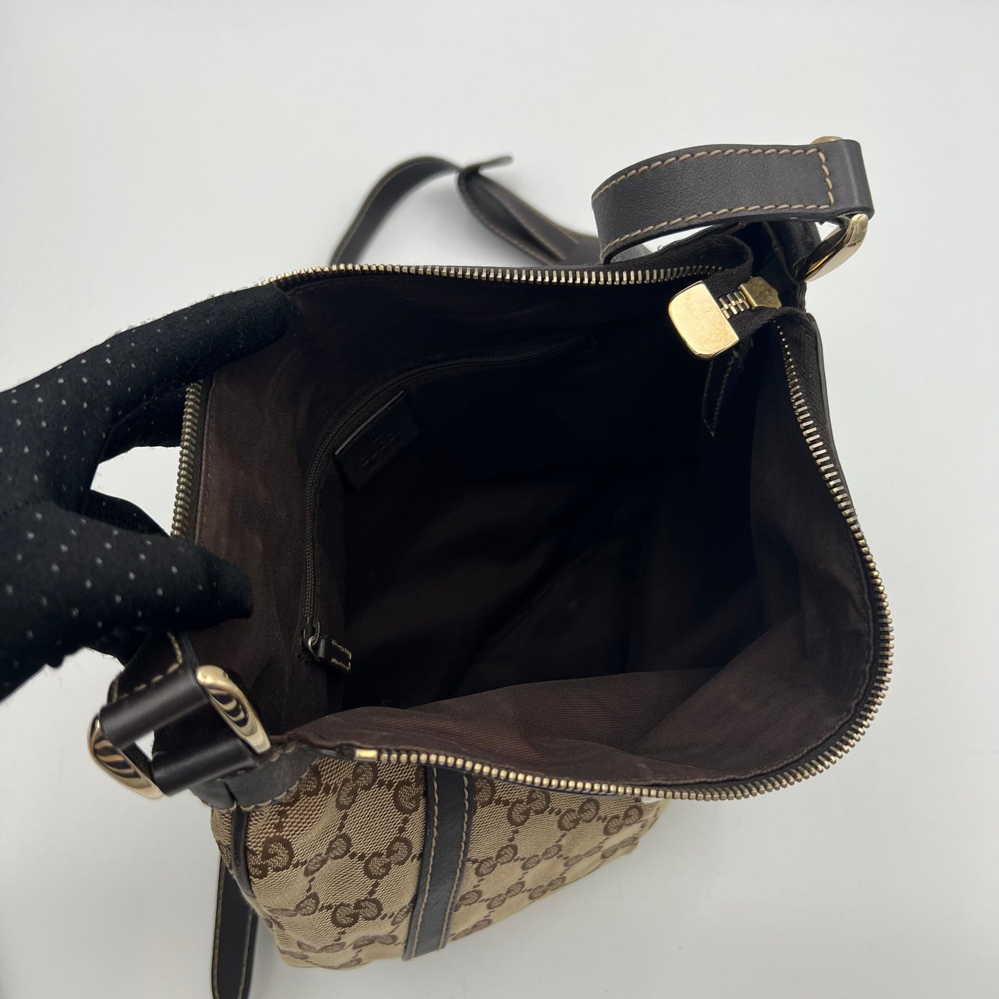 Gucci Monogram Canvas Abbey D-Ring Crossbody